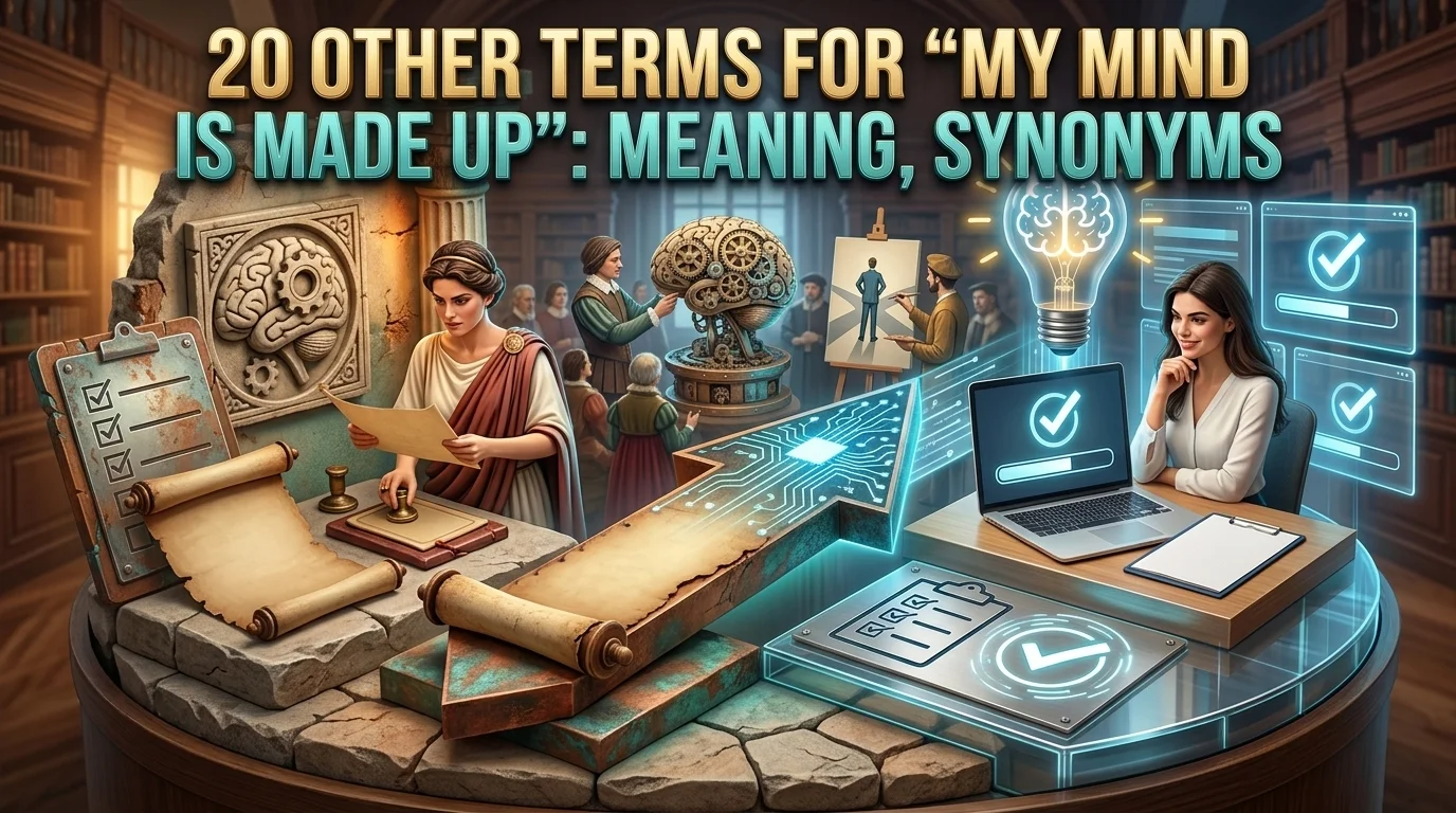 my-mind-is-made-up-meaning-synonyms