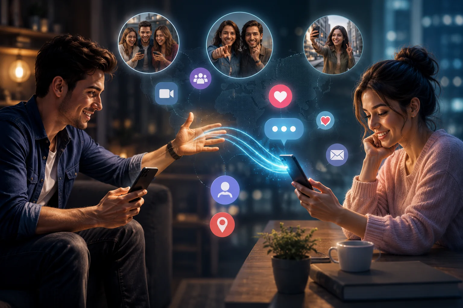 set-digital-modern-communication