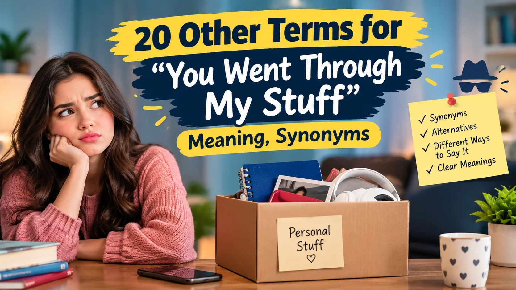 you-went-through-my-stuff-meaning-synonyms