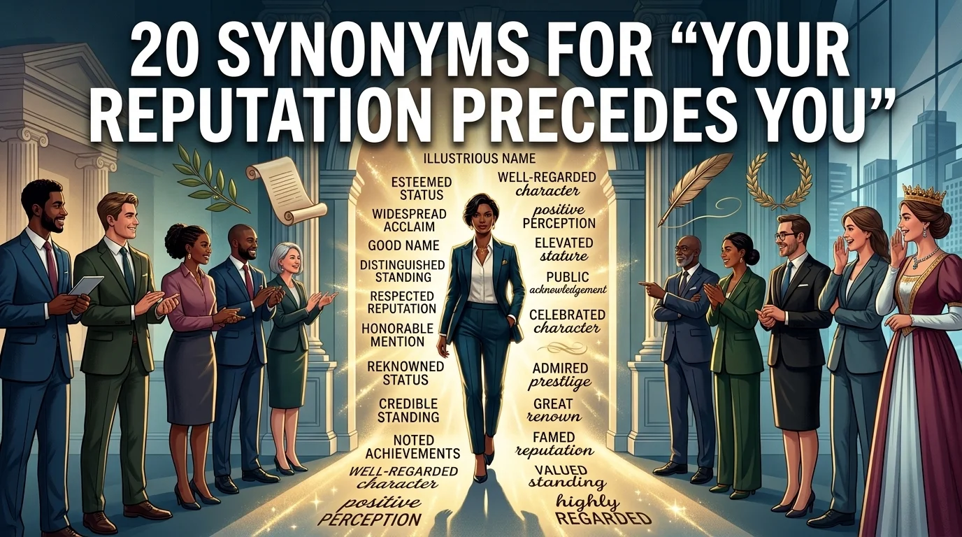 your-reputation-precedes-meaning-synonyms