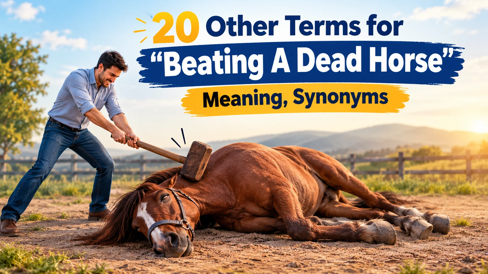beating-a-dead-horse-meaning-synonyms