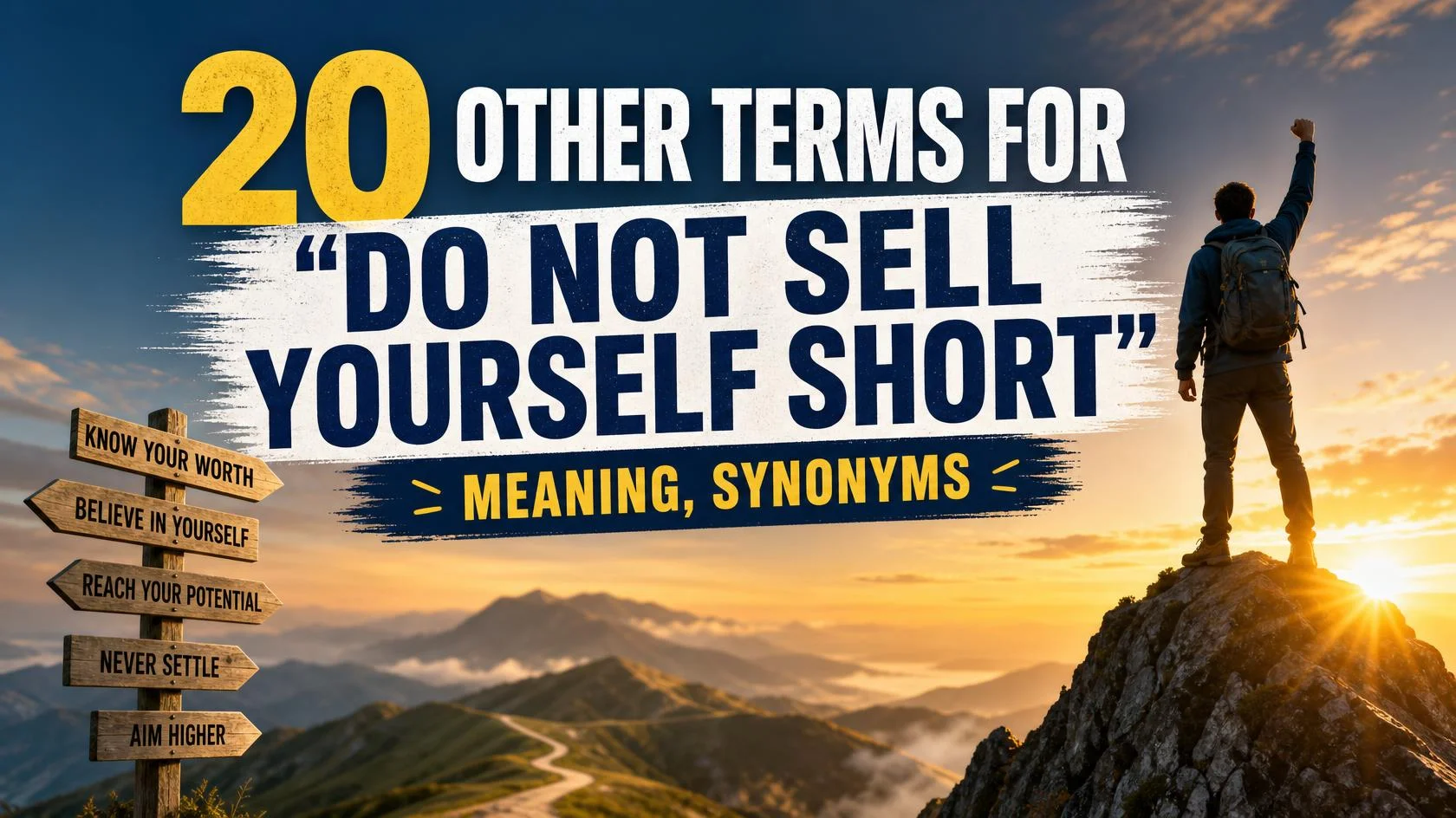 do-not-sell-yourself-short-meaning-synonyms