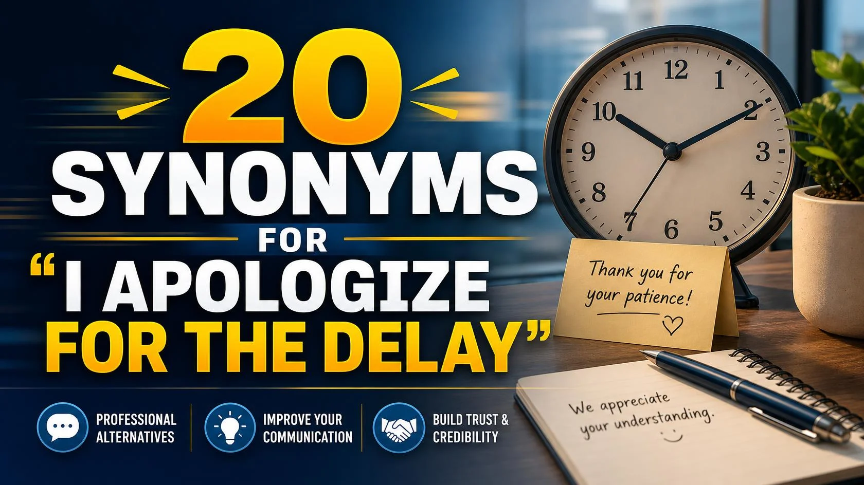 meaing-synonyms-apologize-delay