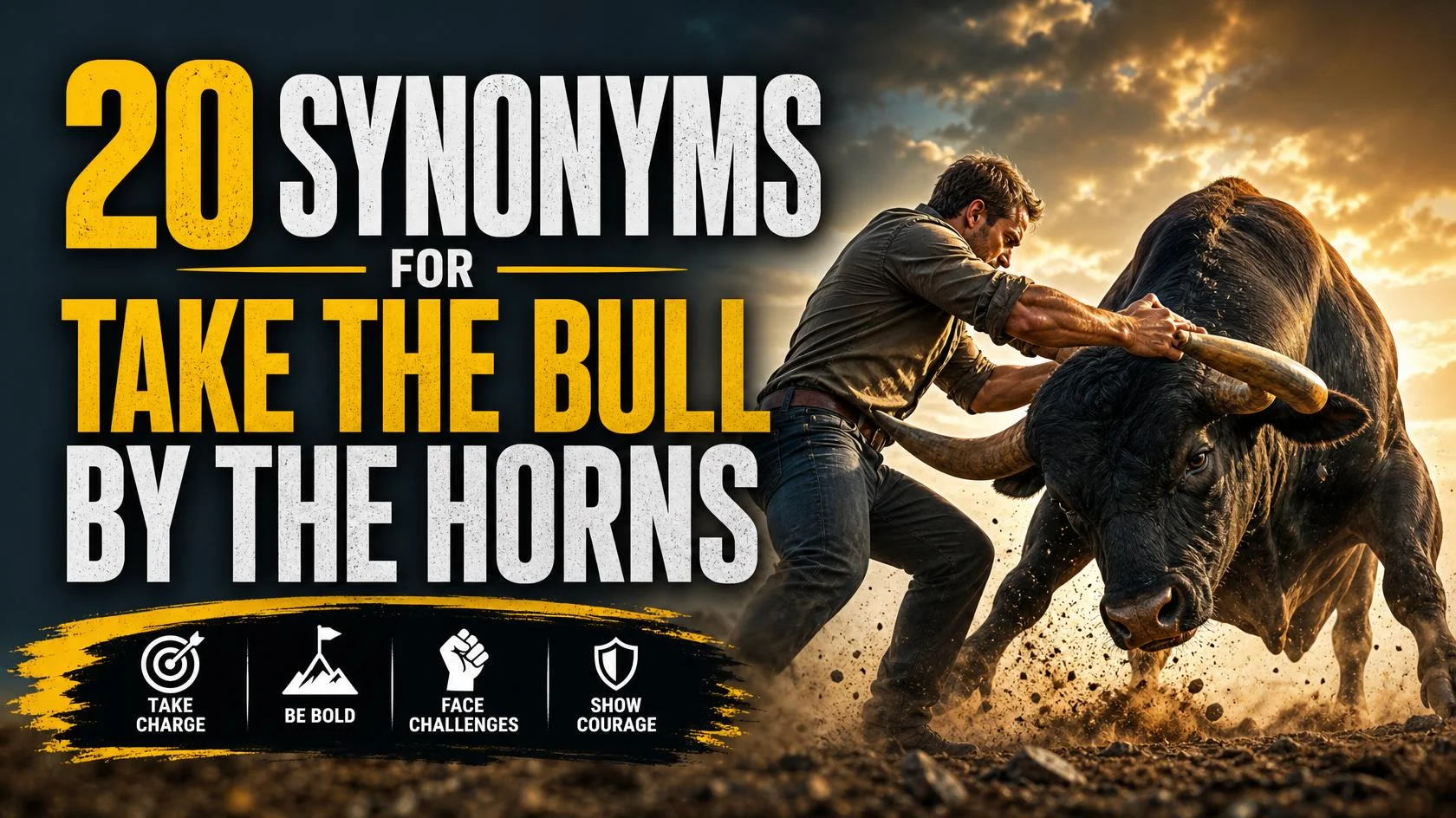 take-the-bull-by-the-horns-meaning-synonyms